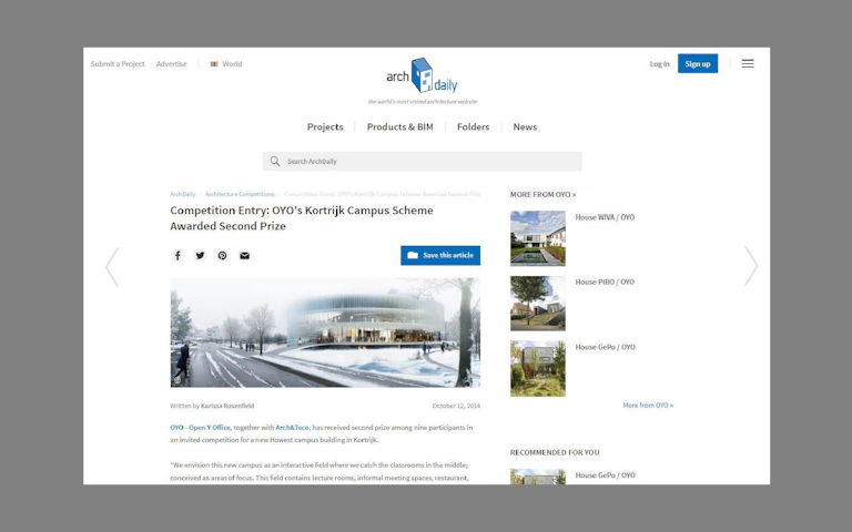 20141012 Howest Campus Archdaily grey